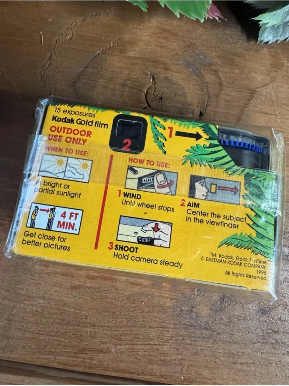 Jurassic Park The Lost World Kodak Funtime 35 Camera 1995 General Mills SEALED!!